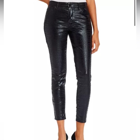 Frame Le High Skinny Croc